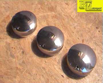 Alu-Drehschalteraufstze, dreiteiliges Set
