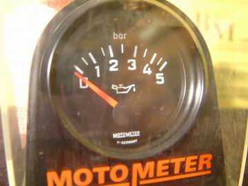 Motometer Öldruck-Anzeige D52mm von 0 bar bis 5 bar