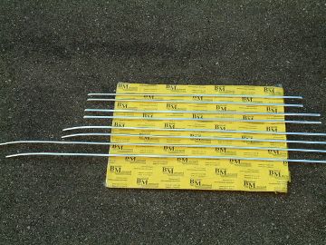 Verchromtes 8-tlg. Zierleisten-Set ( Seitenleisten) in Original-Optik für Jetta 1 (4-türig)
