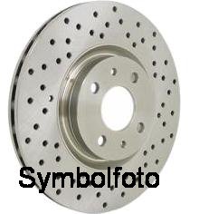 Gelochte Sportbremsscheibe für VW Corrado G60 (280x22mm)