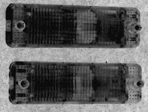 Schwarze Front-Blinker für Golf 2 bis '89 & für Polo bis '90