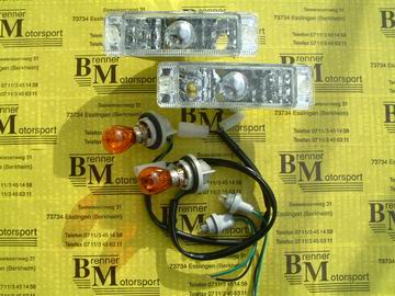 Klarglas Front-Blinker für Golf 2 bis '89 & für Polo bis '90