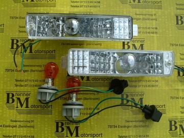 Klarglas Front-Blinker für VW Golf 2 ab '89 mit GL-Stoßstange