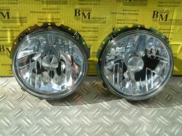 Klarglas-Hauptscheinwerfer Chrom fr Golf 1