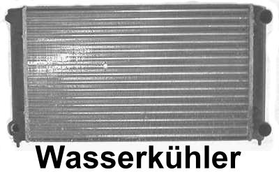 Wasserkhler fr VW Golf 1 GTI 1.8 Liter